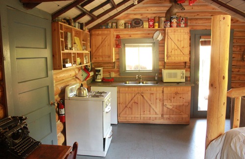 Clinton Cabin | Peaceful Log Cabin Retreat on Working Ranch Near Loon Lake