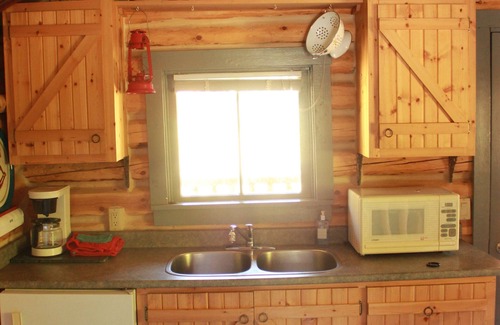 Clinton Cabin | Peaceful Log Cabin Retreat on Working Ranch Near Loon Lake