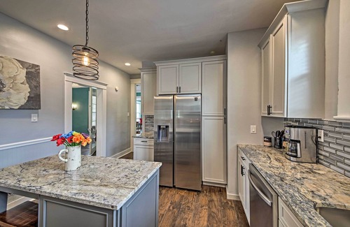 Noblesville House | Inviting Noblesville Home with Private Yard & Spa Retreat