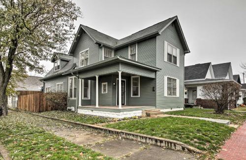 Noblesville House | Historic Noblesville Home - Steps to Downtown & Spa Access