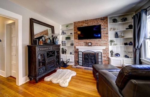 Prescott House | Historic Prescott Home with Fire Pit for Pet Lovers
