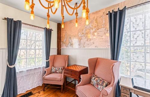 Mystic House | Historic Mystic Captain's House with Ocean Views & Pool