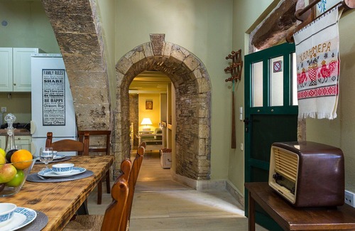 Zouridi Villa | Idyllic Stone House in Quiet Village with Beautiful Garden