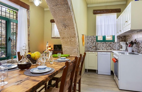 Zouridi Villa | Idyllic Stone House in Quiet Village with Beautiful Garden