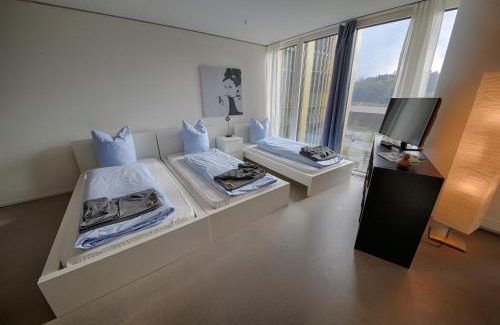 Lucerne Apartment | Comfortable HITrental Allmend Studios: Pet & Child Friendly