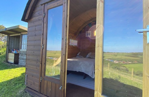 Penryn Cabin | Hobbit hut with stunning valley views near Falmouth