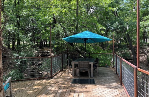 Dennis Cabin | Magical Hobbit Treehouse by the Waterfall on 350 Acres