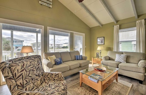 Holden Beach House | Family Retreat at Holden Beach - Pet Friendly & Steps to Ocean!
