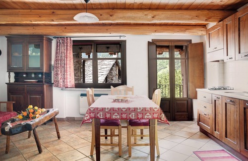 San Michele Prazzo Apartment | Relaxing Holiday Apartment "Genzianella Tano Di Grich" with Mountain View