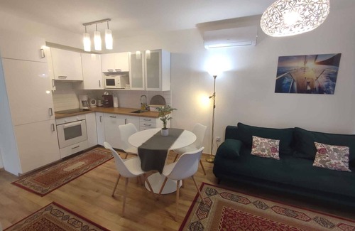 Balatonfenyves Apartment | Modern Waterfront Apartment with Air Conditioning & Ocean Views