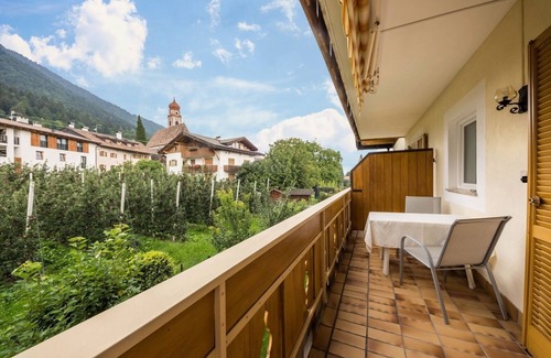Tesimo Apartment | Inviting Residence Kronstein - 4 with Balcony & Garden Views