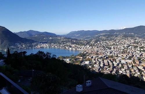 Lugano Apartment | Cozy Aldesago Apartment for 2-4 with Pool & Spa Amenities