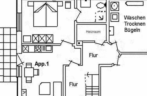 Bad Grund House | Holiday apartment Bad Grund for 2 - 3 persons with 1 bedroom - Holiday house