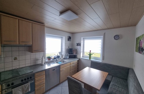 Muensingen Apartment | Inviting Holiday Apartment "Biosphärenblick" with Terrace