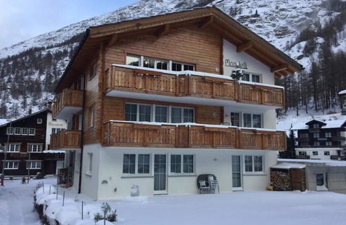 Saas Almagell Apartment | Idyllic Saas Almagell Apartment for 2-3 Guests with Breakfast