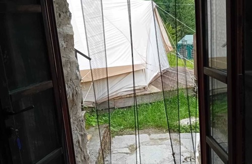 Bene Lario RV Rental | Holiday Apartment "Glamping C Selva Tenda Castagno" with Private Pool