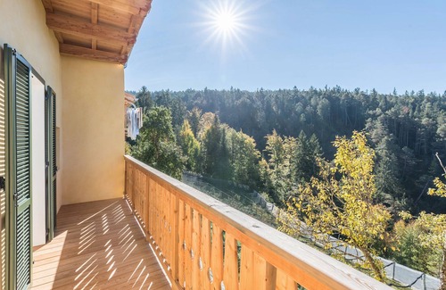 Petersberg Apartment | Mountain View Retreat: Apt Zirbe with Balcony & Spa