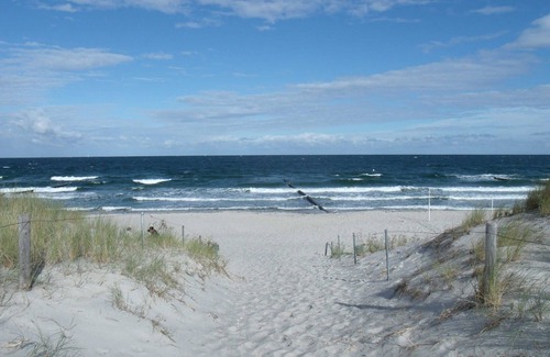Warnemuende Apartment | Oceanfront Retreat: FeWo Kartenraum with Stunning Views