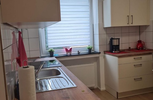 Monheim Apartment | Cozy Holiday Apartment Monheim for Couples with Kitchen