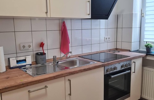 Monheim Apartment | Cozy Holiday Apartment Monheim for Couples with Kitchen