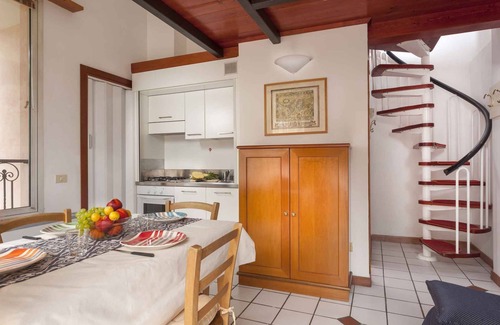 Alba Apartment | Stylish Two-Story Apartment with Balcony and Pool Access