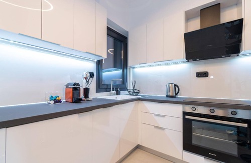 Neos Marmaras Apartment | Cozy Paradisos Apartment for 1-5 Guests with Kitchen & Breakfast