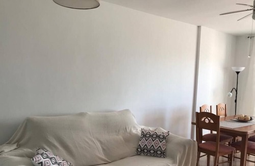 Garrucha Apartment | Holiday Apartment "Primera Linea Marina Del Faro" with Sea View, Shared Pool & Wi-Fi