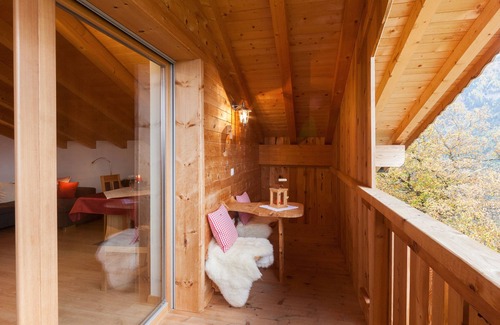 Luson Apartment | Mountain View Retreat at Raffreiderhof Apt Fichte with Pool