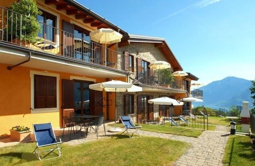 Prabione Apartment | Cozy Tignale Holiday Apartment for Families with Pool Access