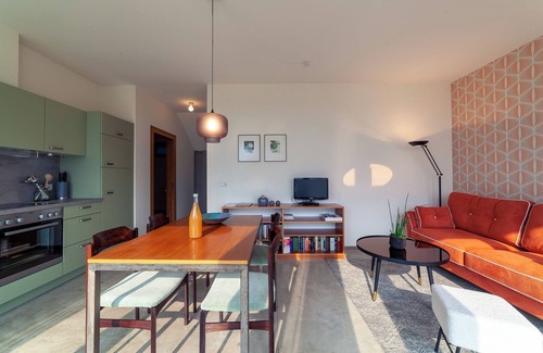 Cermes Apartment | Mountain View Retreat: Pet Friendly with Wi-Fi & Garden
