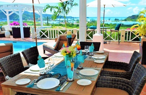Jennings Villa | Experience Panoramic Sea Views at Jolly Harbour Hotel