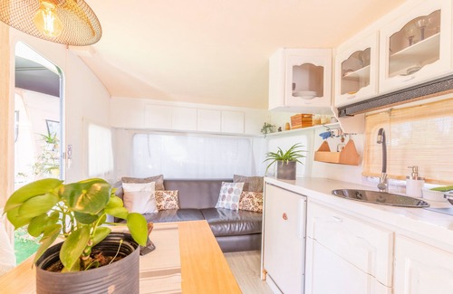 La Nucia RV Rental | Mountain View Glamping at Casa Tortuga with Pool & Wi-Fi