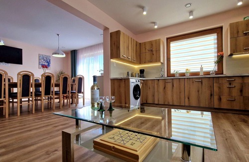 gmina Iwierzyce House | Holiday Home in Wiśniowa with Pool and Forest