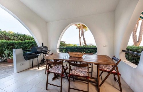 Sarroch House | Villa Judith: Oceanfront Retreat with Private Terrace & Wi-Fi