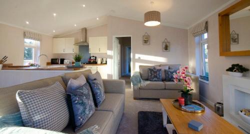 Ryther Cabin | Top-Rated Hollicarrs - Bluebell Lodge with Hot Tub & Kitchen