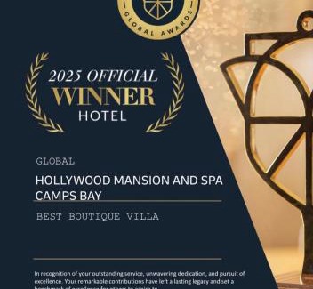 Camps Bay Villa | Exquisite Hollywood Mansion & Spa Camps Bay with Ocean Views