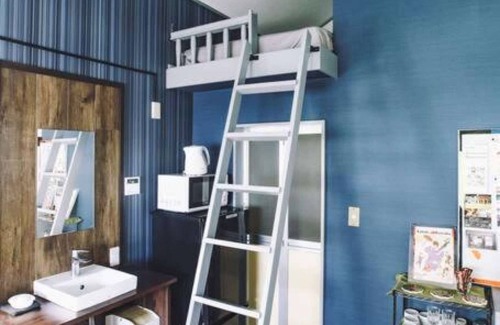 Suginami Apartment | Modern Loft Room Near Shimokitazawa with Spa & Kitchen