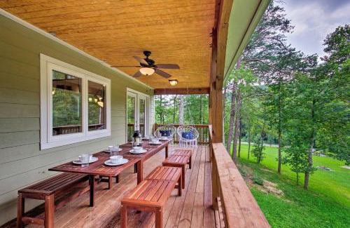 Fairview House | Inviting Home with Deck and Game Room Near Asheville