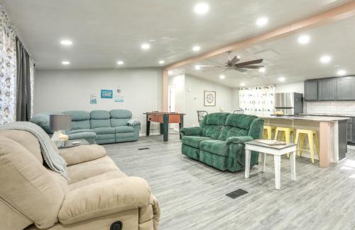 Kingston House | Home with Fire Pit and Foosball in Lake Texoma!