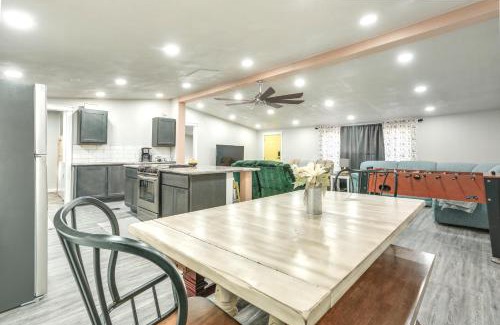 Kingston House | Home with Fire Pit and Foosball in Lake Texoma!