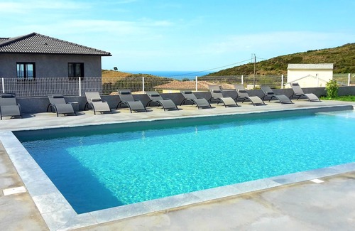 Olmeta-di-Tuda Apartment | Homerez - Appartement 10 km away from the beach for 4 ppl. with shared pool