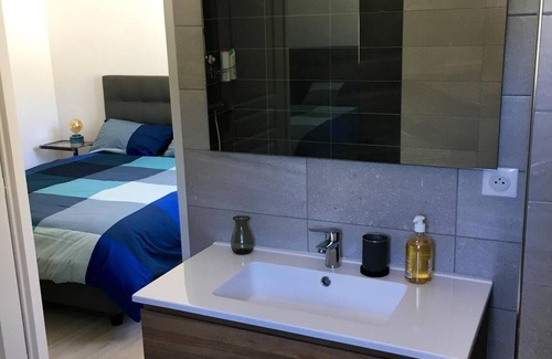 Ville-di-Pietrabugno Apartment | Modern Apartment with Terrace, 2 km from Bastia Beach
