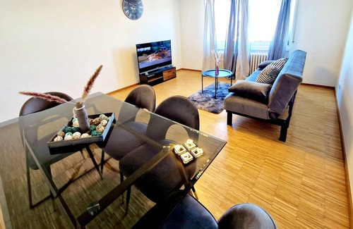 Neckarau Apartment | Modern Apartment in Mannheim with Pool and Spa Amenities
