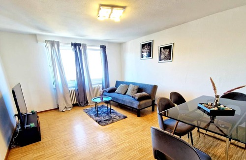 Neckarau Apartment | Modern Apartment in Mannheim with Pool and Spa Amenities