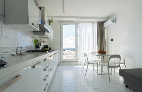 Trappeto Apartment | Beautiful Oceanfront Apartment Steps from Trappeto Beach