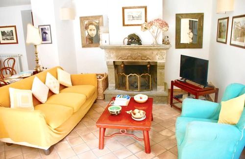 Barbarano Romano Apartment | Spacious Apartment for 10 with Terrace in Barbarano Romano