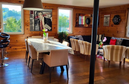 Mont-Saxonnex Apartment | Homerez - Big appartement for 9 ppl. with garden and terrace at Mont-Saxonnex