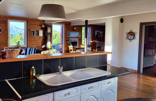Mont-Saxonnex Apartment | Homerez - Big appartement for 9 ppl. with garden and terrace at Mont-Saxonnex