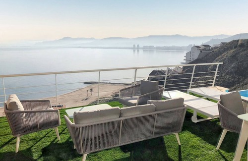 Faro de Cullera Villa | Villa Faro de Cullera: Oceanfront Getaway with Pool