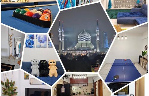 Shah Alam Apartment | Ideal Homestay "MAHLIGAI VIEW" Near UITM & I-City Stadium
